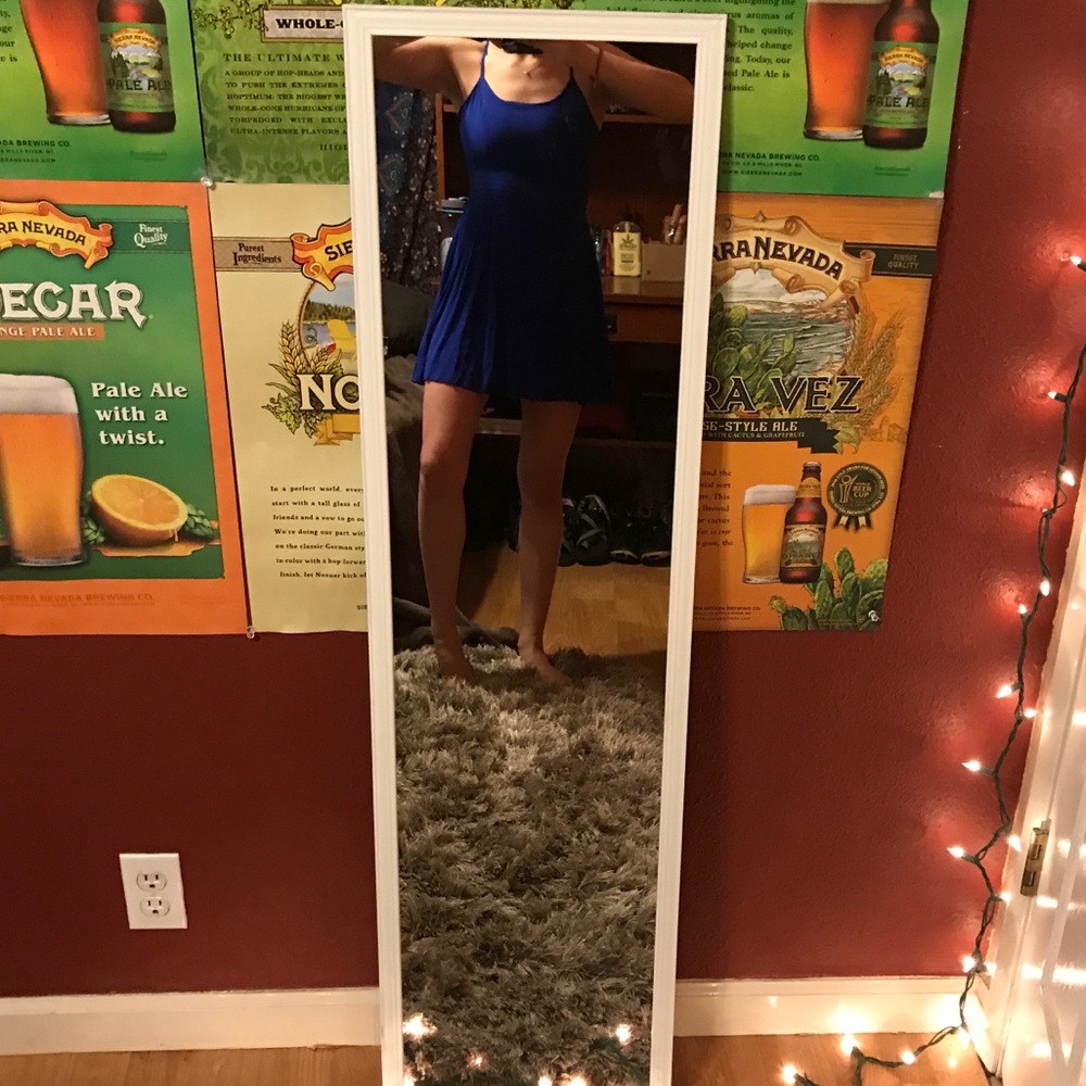 American eagle blue skater dress